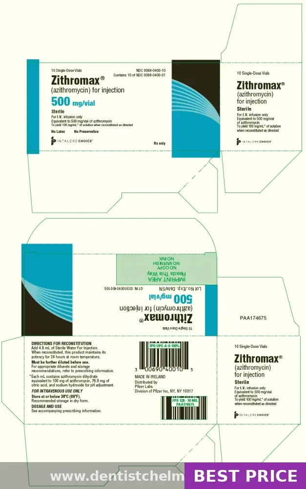 Order Zithromax (Azithromycin) 500mg | Nationwide Delivery From $0.71